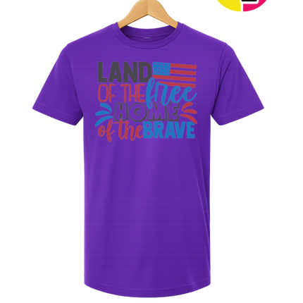 Land of the Free Brave Home Tee