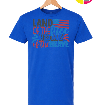 Land of the Free Brave Home Tee