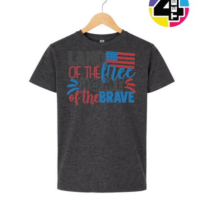 Land of the Free Brave Home Youth Tee