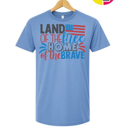 Land of the Free Brave Home Tee