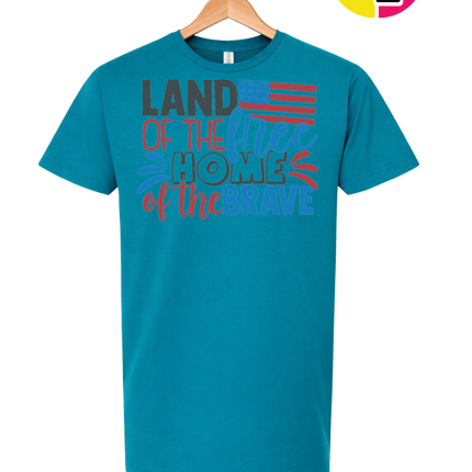 Land of the Free Brave Home Tee