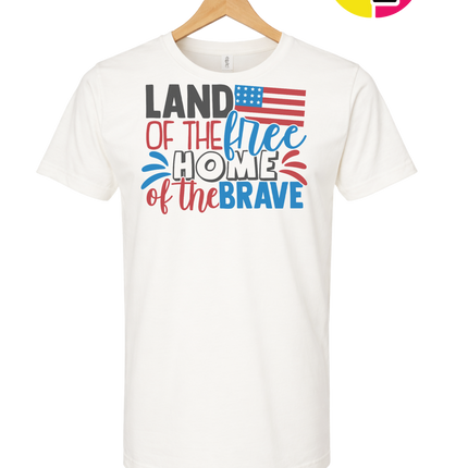 Land of the Free Brave Home Tee