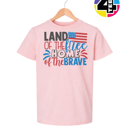 Land of the Free Brave Home Youth Tee