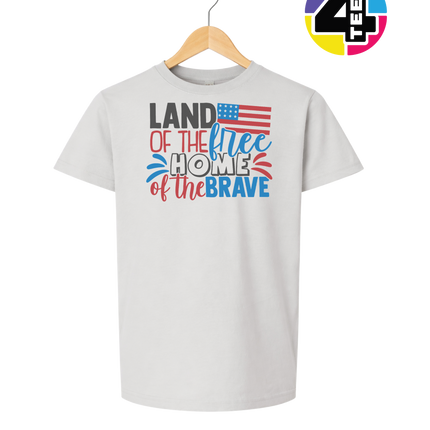 Land of the Free Brave Home Youth Tee