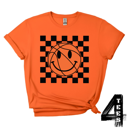 Basketball Retro Smiley
