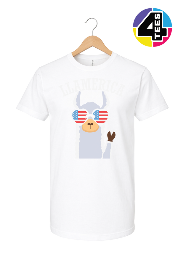 Llamerica Flag Shades Tee
