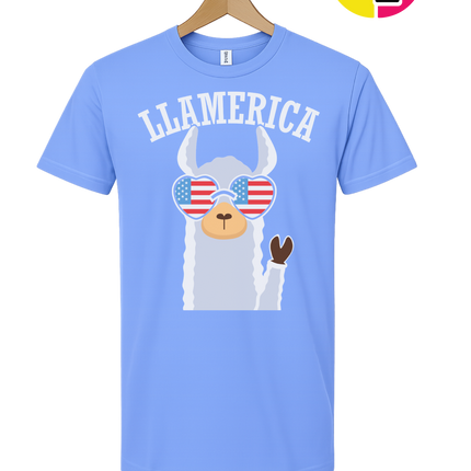Llamerica Flag Shades Tee