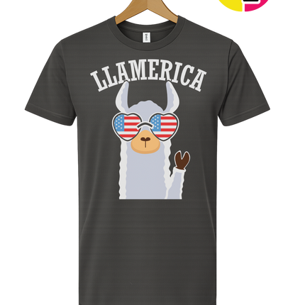 Llamerica Flag Shades Tee