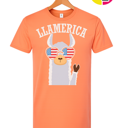 Llamerica Flag Shades Tee
