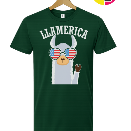 Llamerica Flag Shades Tee