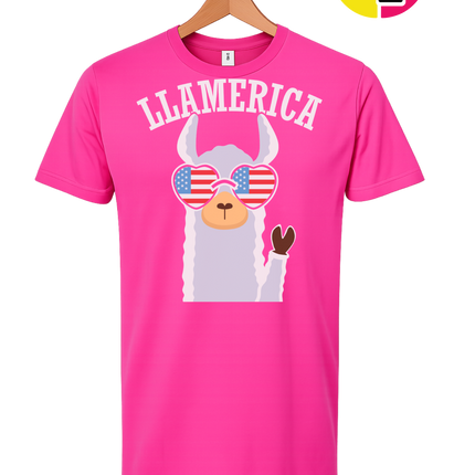 Llamerica Flag Shades Tee