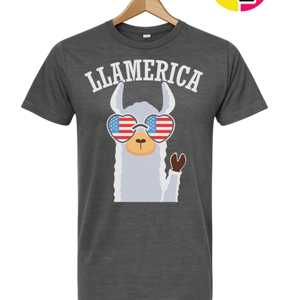 Llamerica Flag Shades Tee