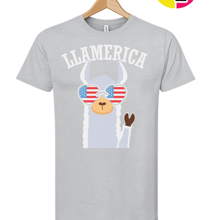 Llamerica Flag Shades Tee