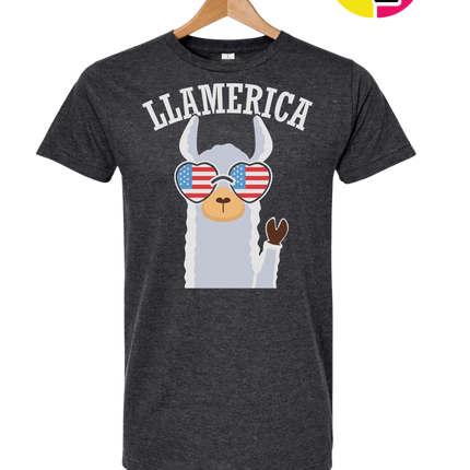 Llamerica Flag Shades Tee