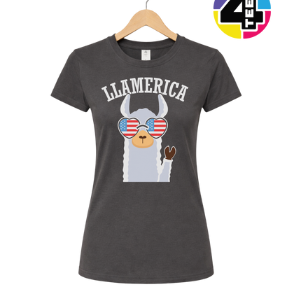 Llamerica Flag Shades Women's Tee