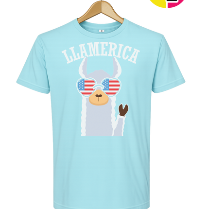 Llamerica Flag Shades Tee