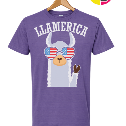 Llamerica Flag Shades Tee