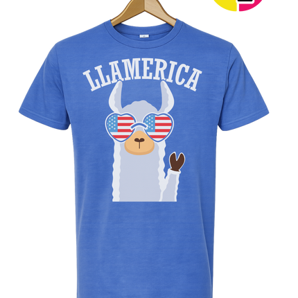 Llamerica Flag Shades Tee