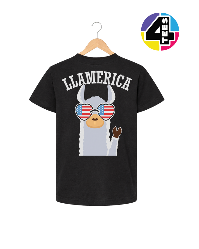 Llamerica Flag Shades Youth Tee