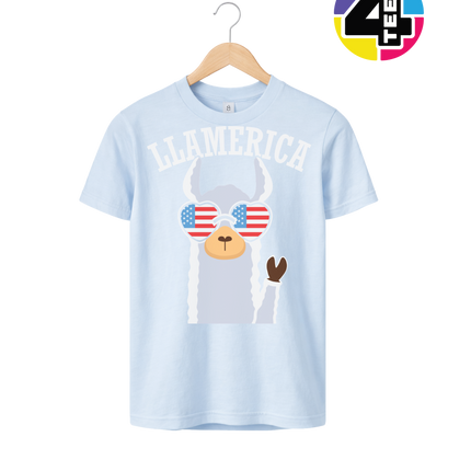 Llamerica Flag Shades Youth Tee