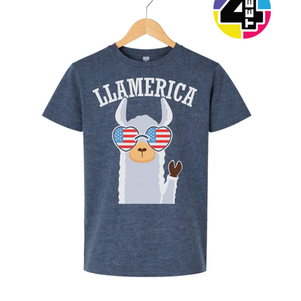 Llamerica Flag Shades Youth Tee