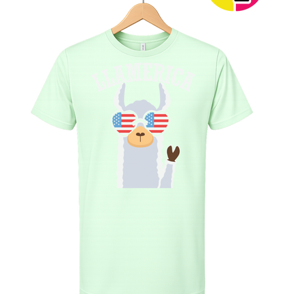 Llamerica Flag Shades Tee
