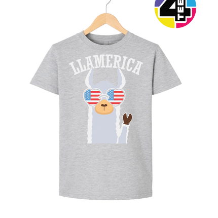 Llamerica Flag Shades Youth Tee