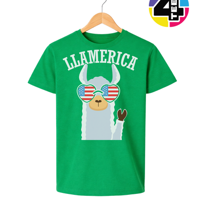 Llamerica Flag Shades Youth Tee