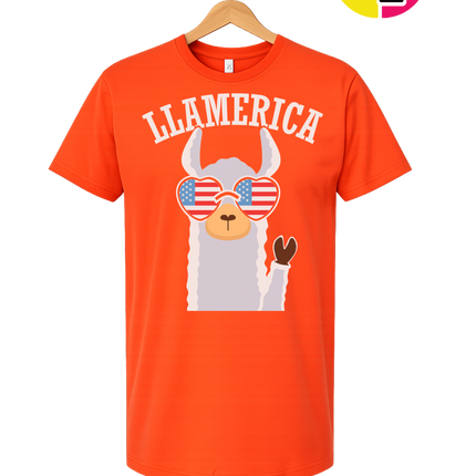 Llamerica Flag Shades Tee