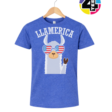 Llamerica Flag Shades Youth Tee