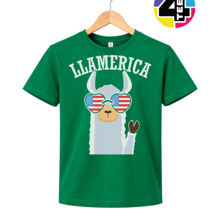 Llamerica Flag Shades Youth Tee