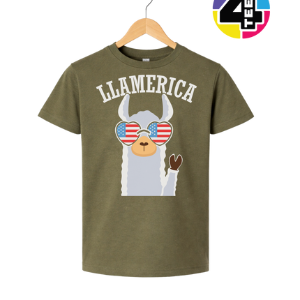 Llamerica Flag Shades Youth Tee