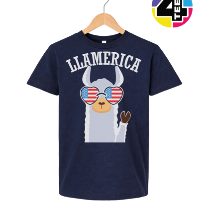 Llamerica Flag Shades Youth Tee