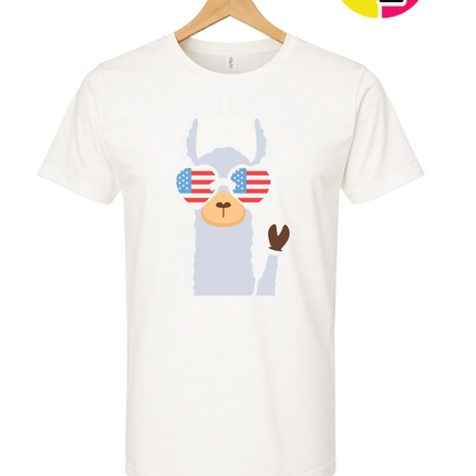 Llamerica Flag Shades Tee