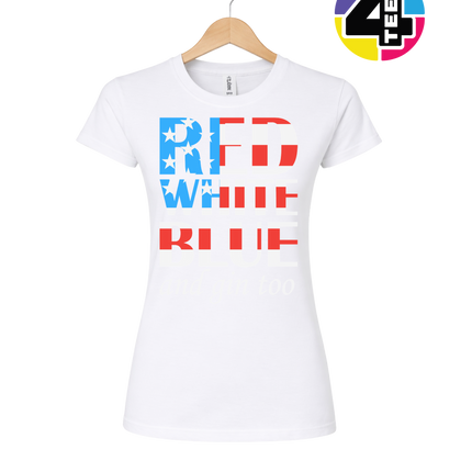Red White Blue & Gin Too Women's Tee