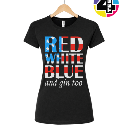 Red White Blue & Gin Too Women's Tee