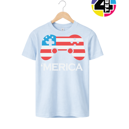 Merica Gamer Pride Youth Tee
