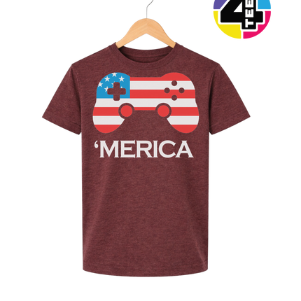 Merica Gamer Pride Youth Tee