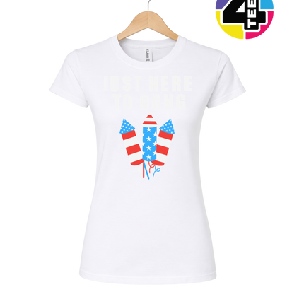 Just Here to Bang Women's Tee