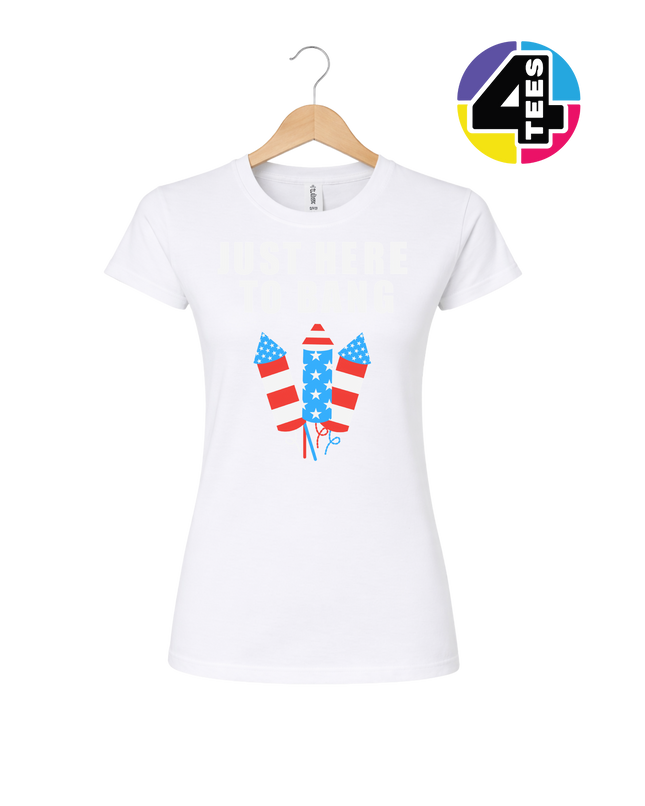 Just Here to Bang Women's Tee