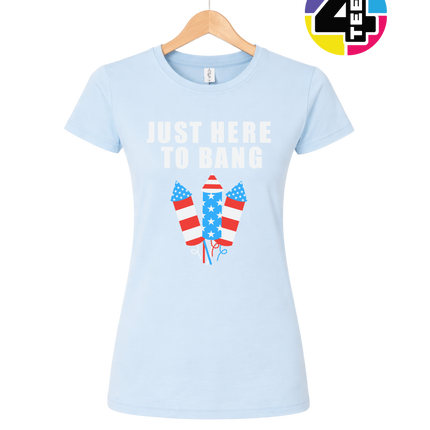 Just Here to Bang Women's Tee