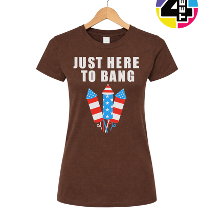 Just Here to Bang Women's Tee