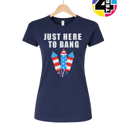 Just Here to Bang Women's Tee