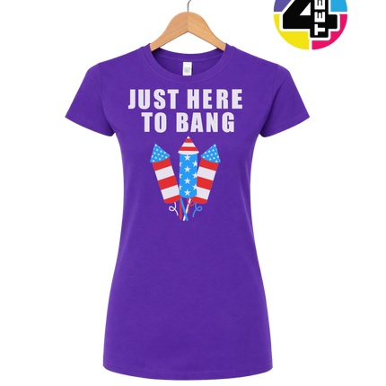 Just Here to Bang Women's Tee