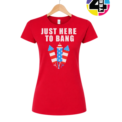 Just Here to Bang Women's Tee