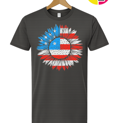 Patriotic Sunflower Pride Tee