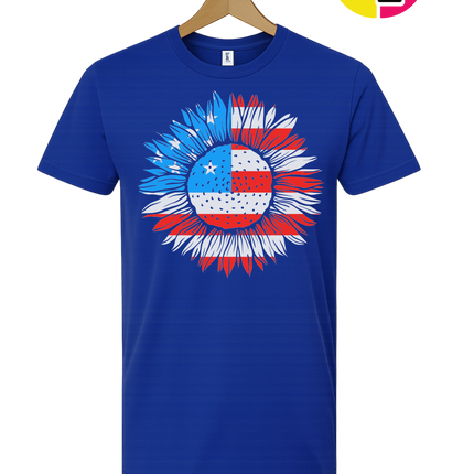 Patriotic Sunflower Pride Tee