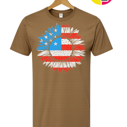 Patriotic Sunflower Pride Tee