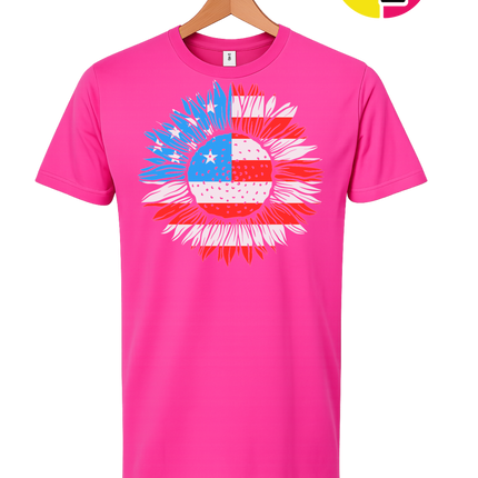 Patriotic Sunflower Pride Tee