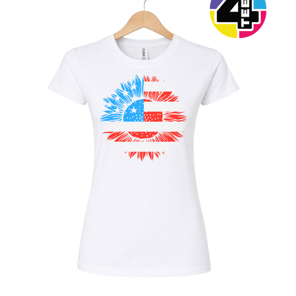 Patriotic Sunflower Pride Women's Tee